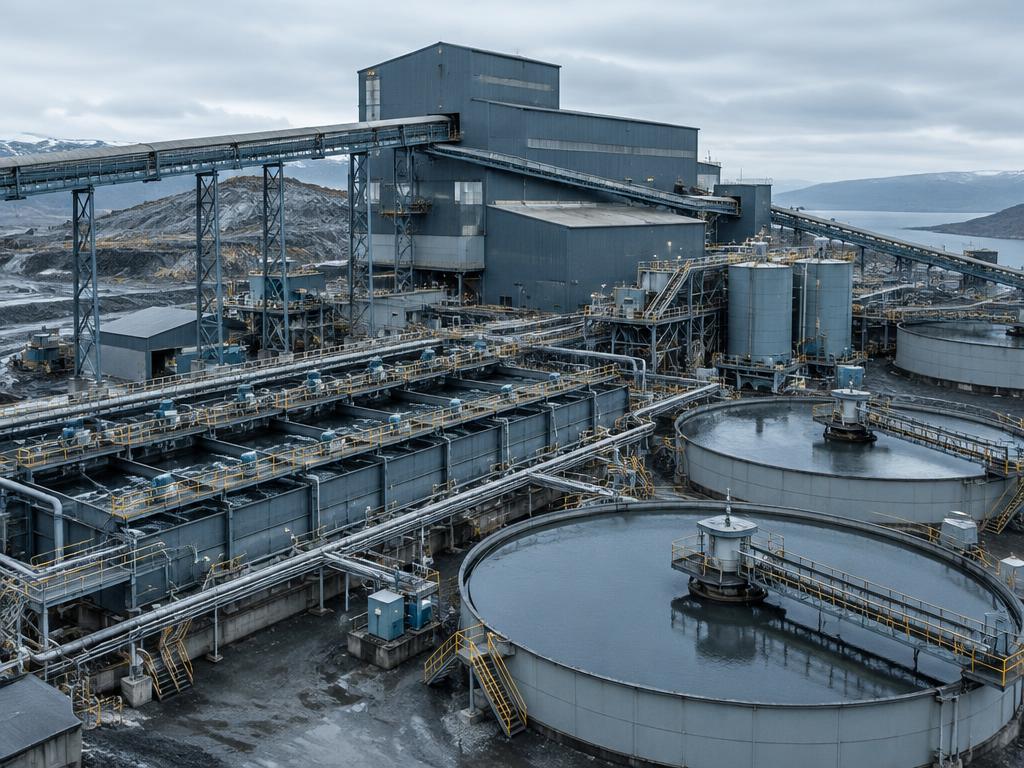 Mineral processing plants